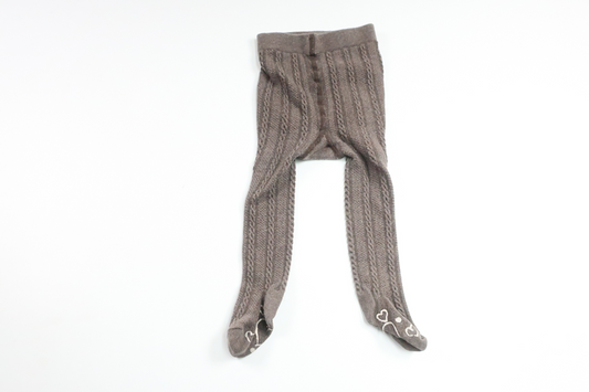Strømpebukser fra H&M - Størrelse 74/80 - Brun