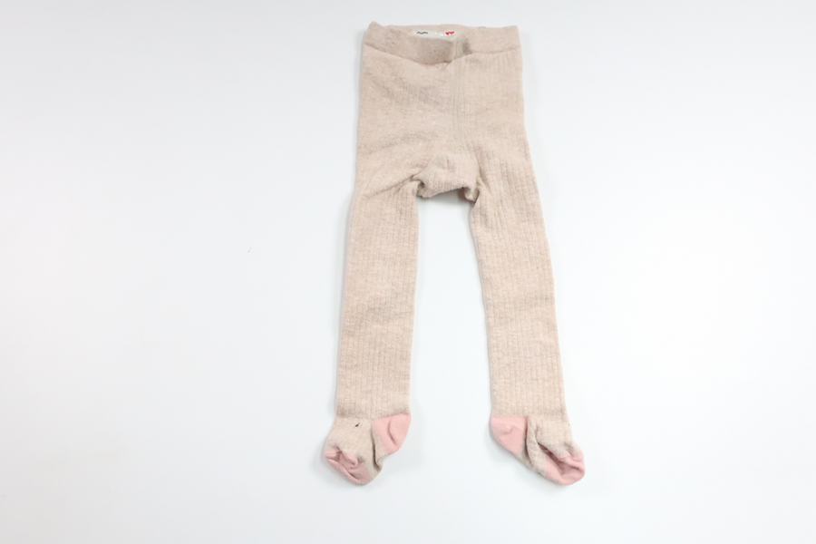 Strømpebukser fra H&M - Størrelse 62/68 - Beige