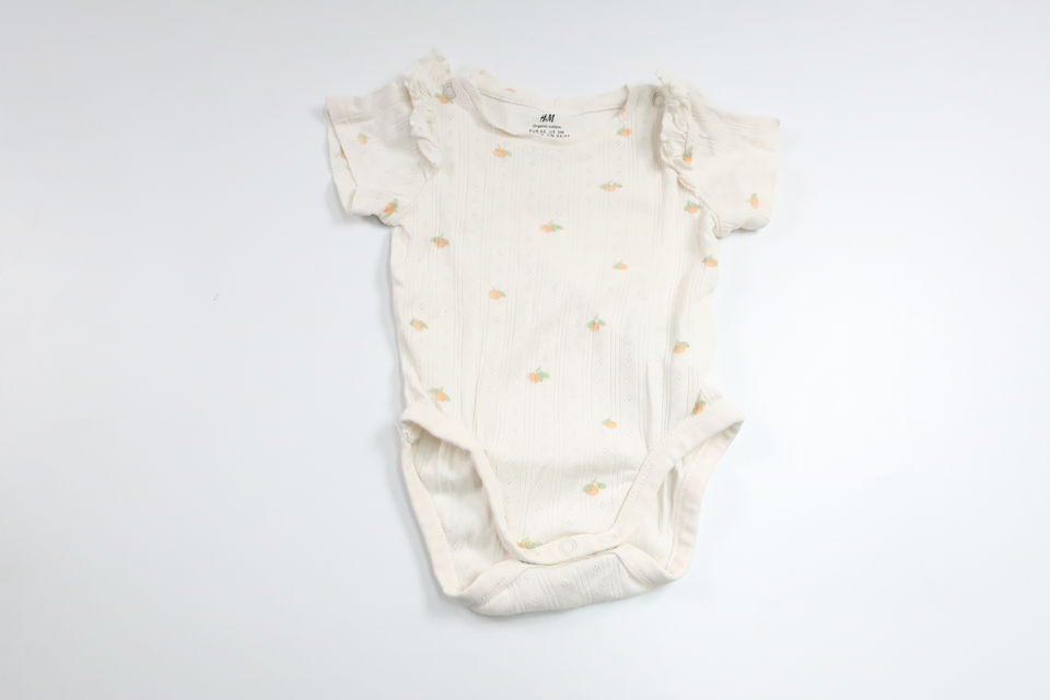 Bodysuit fra H&M - Størrelse 62 - Hvid