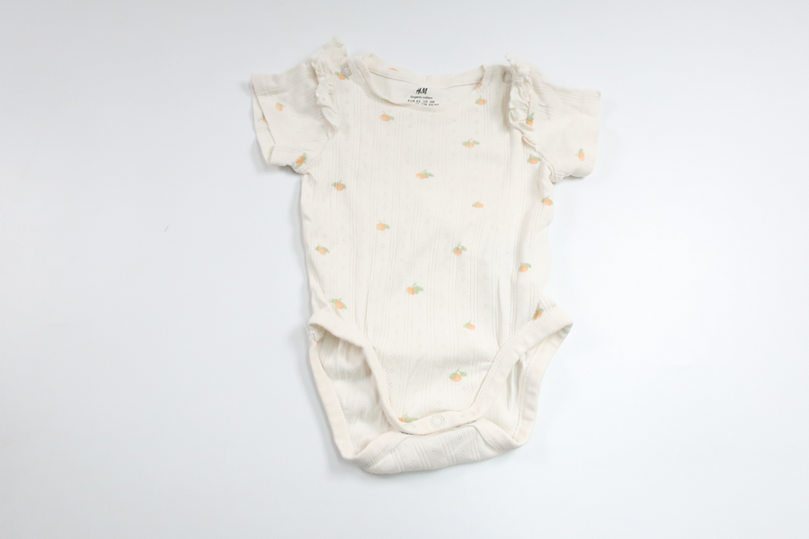 Bodysuit fra H&M - Størrelse 62 - Hvid