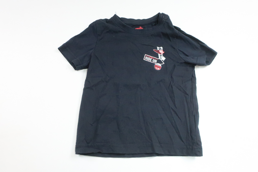 T-shirt fra Lupilu - Størrelse 86/92 - Marineblå