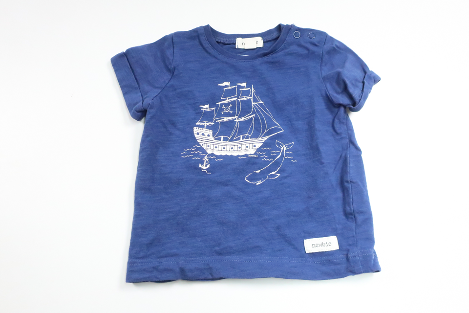 T-shirt fra Newbie - Størrelse 68 - Blå