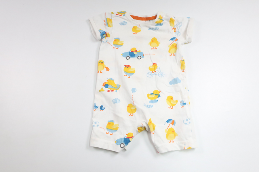 Heldragt fra Bluezoo - Størrelse 74/80 - Hvid