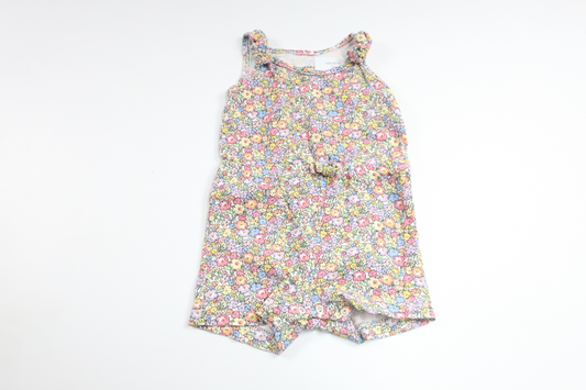 Blomsterjumpsuit fra Primark - Størrelse 68 - Multifarvet