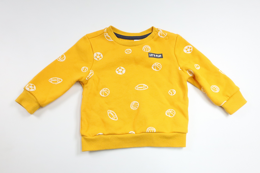Sweatshirt fra Primark - Størrelse 74 - Gul