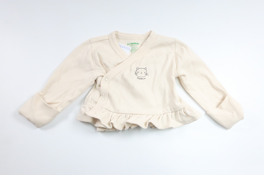 Omlot sweater med kat fra LC Waikiki - Størrelse 50/56 - Off-white