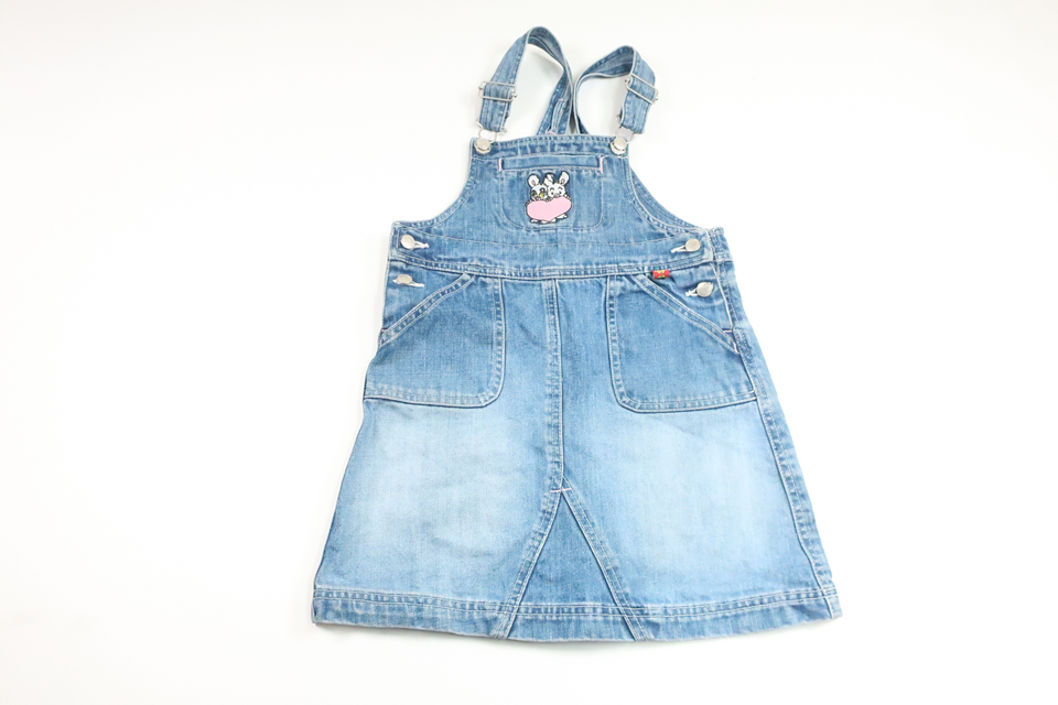 Denimkjole fra Bamse by Lindex - Størrelse 122 - Denim