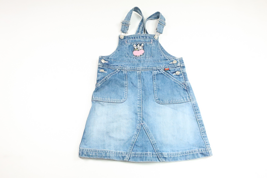 Denimkjole fra Bamse by Lindex - Størrelse 122 - Denim