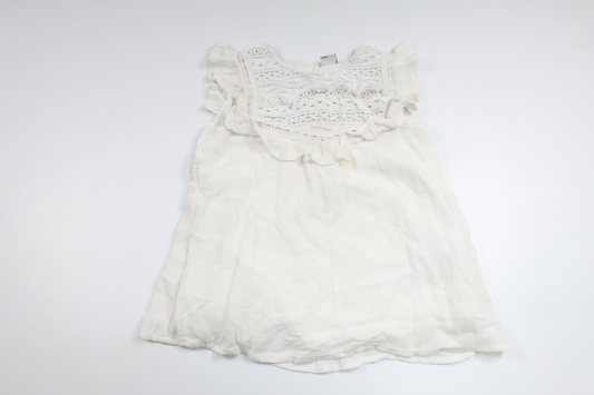 Tunika fra Lindex - Størrelse 122 - Hvid