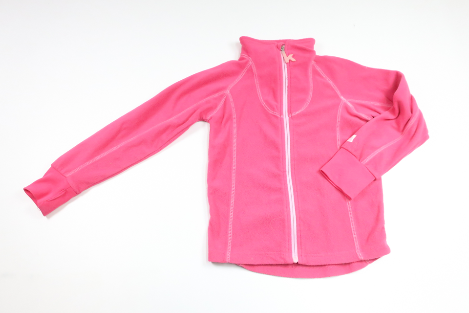 Fleecejakke fra KAXS - Størrelse 122/128 - Lyserød