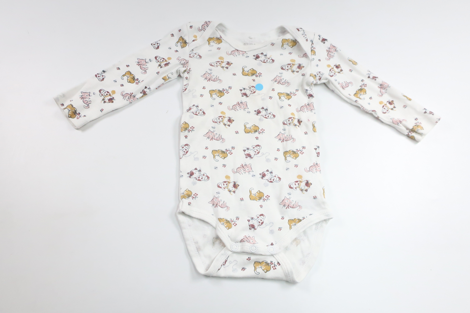 Bodysuit fra Name It - Størrelse 74 - Hvid