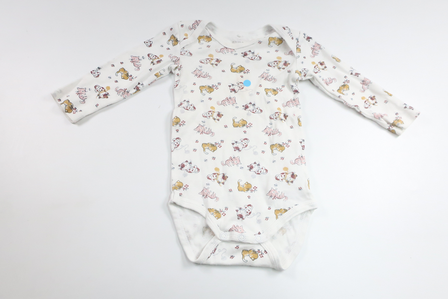 Bodysuit fra Name It - Størrelse 74 - Hvid
