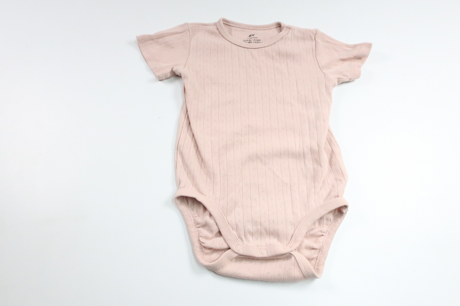 Bodysuit fra H&M - Størrelse 86 - Lyserød