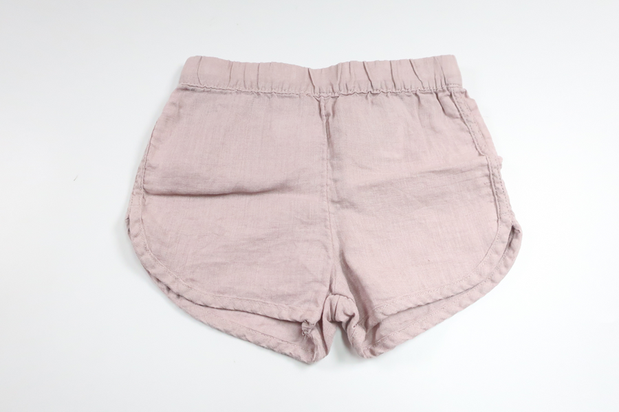 Shorts i 100% hør fra H&M - Størrelse 80 - Lilla