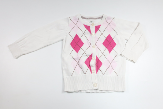 Cardigan fra H&M - Størrelse 86 - Hvid