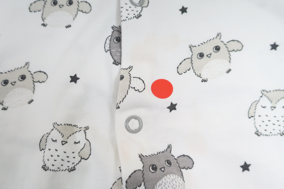 Pyjamas med ugler fra H&M - Størrelse 98 - Hvid