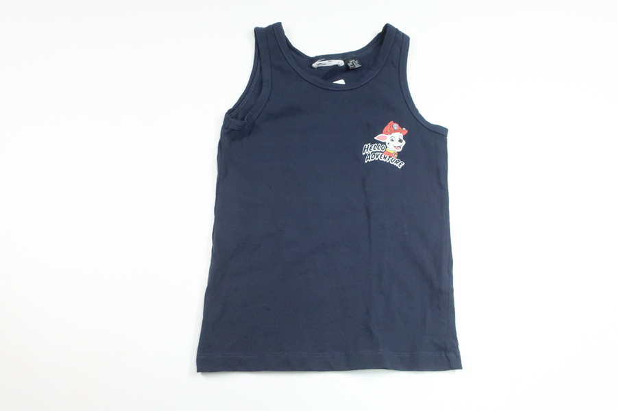 Tanktop med Chase fra Paw Patrol fra Lupilu - Størrelse 110/116 - Marineblå