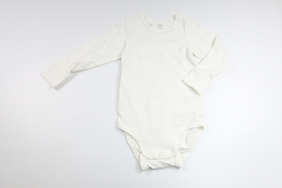 Bodysuit fra Lindex - Størrelse 86 - Hvid