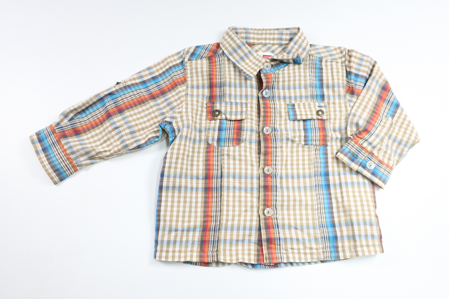 Ternet skjorte fra Name It - Størrelse 74 - Beige