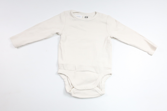 Bodysuit fra H&M - Størrelse 68 - Hvid