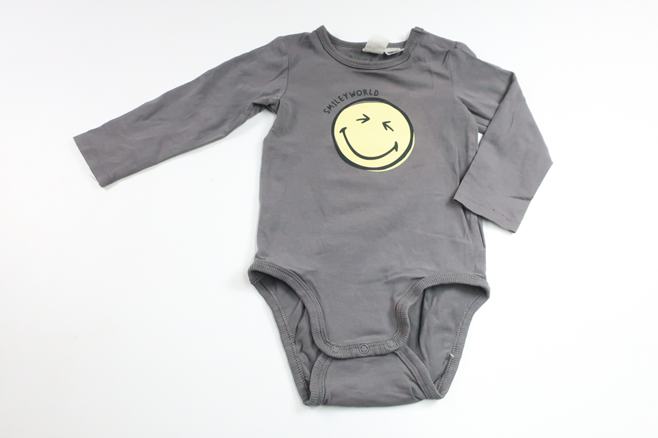 Bodysuit fra H&M - Størrelse 80 - Grå