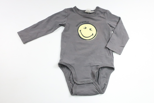 Bodysuit fra H&M - Størrelse 80 - Grå