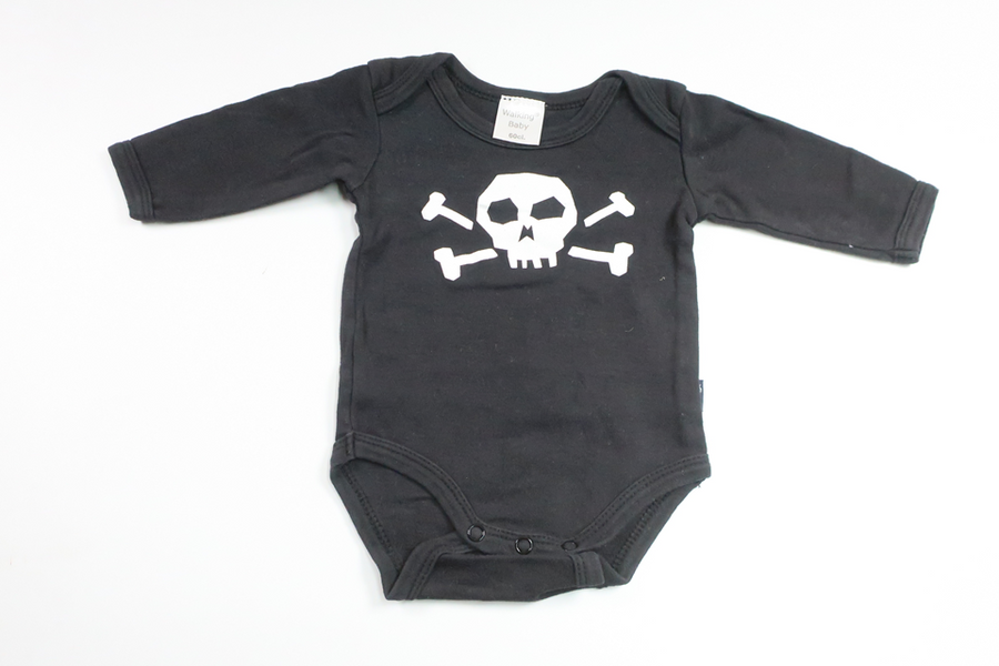 Bodysuit fra Walking Baby - Størrelse 60 - Sort