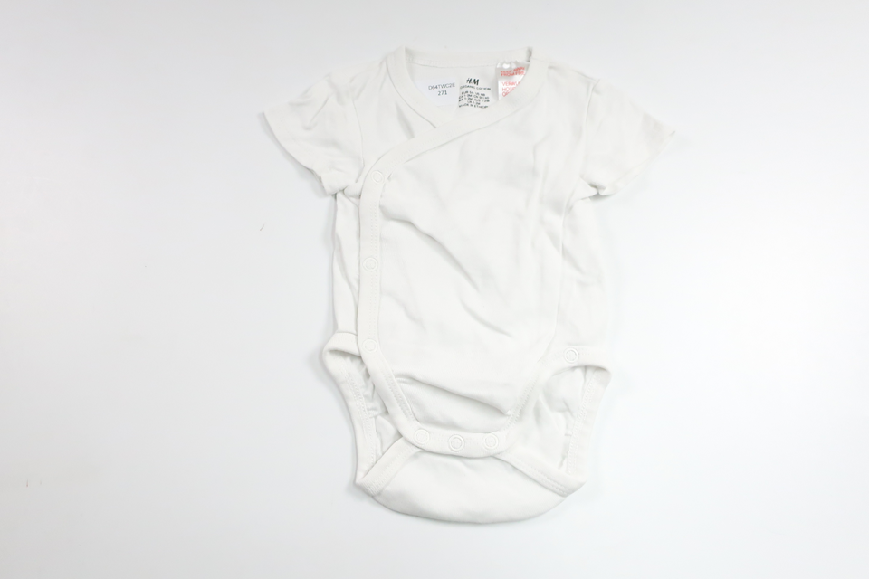 Wrap-body fra H&M - Størrelse 56 - Hvid
