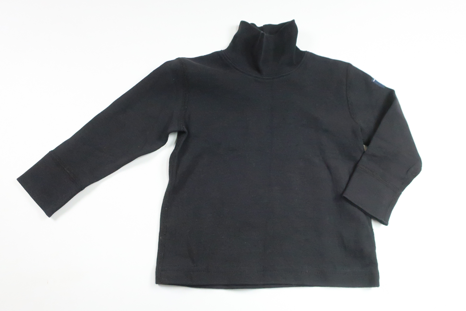 Sweater med polokrave fra Polarn o. Pyret - Størrelse 68 - Sort