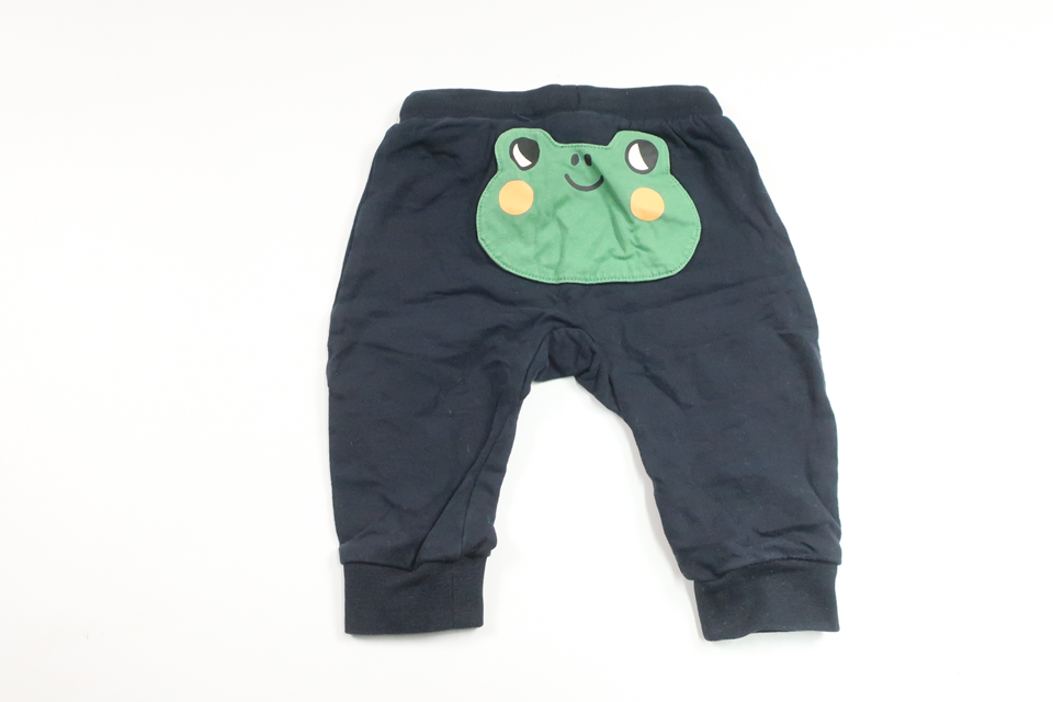 Bukser med frø fra Lindex - Størrelse 56 - Marineblå