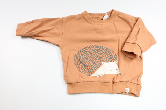 Sweatshirt fra Lindex - Størrelse 68 - Orange