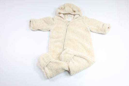 Teddy jumpsuit fra Lindex - Størrelse 68 - Beige