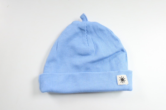 Ribbet hue fra Lindex - Størrelse 36/38 - Blå