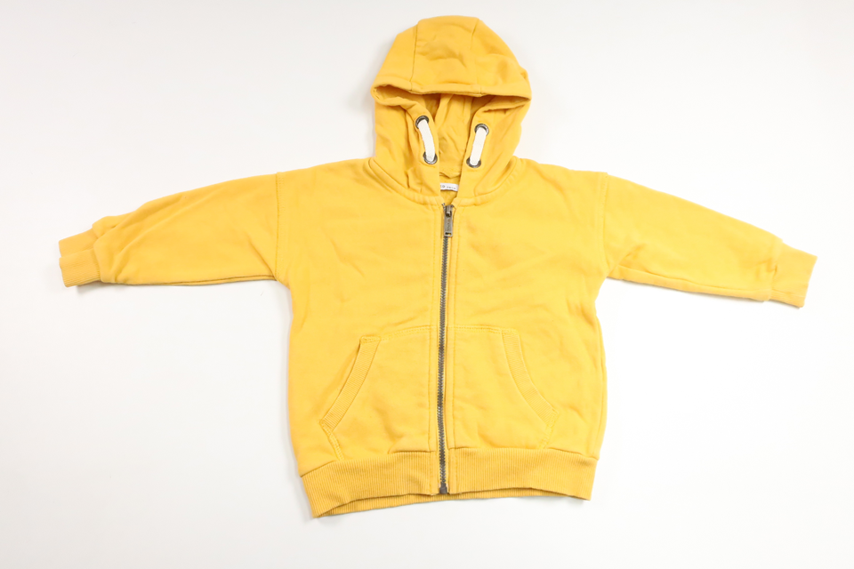 Hættejakke fra Reserved - Størrelse 74 - Gul
