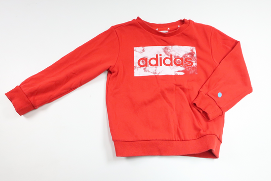 Sweatshirt fra Adidas - Størrelse 86/92 - Rød
