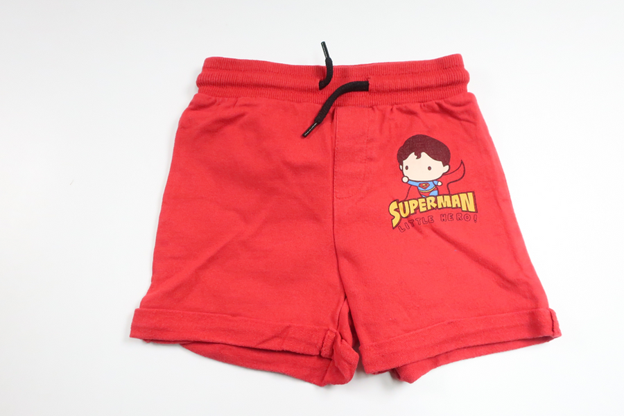 Shorts fra Superman - Størrelse 86 - Rød