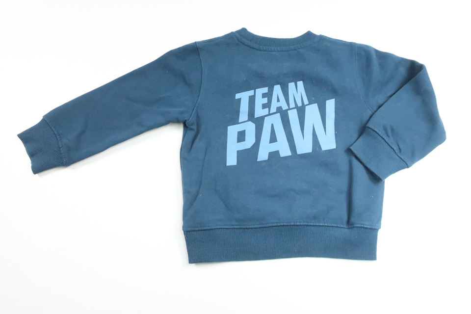 Sweatshirt med Paw Patrol og vendbare pailletter fra Cool Club by Smyk - Størrelse 92 - Blå