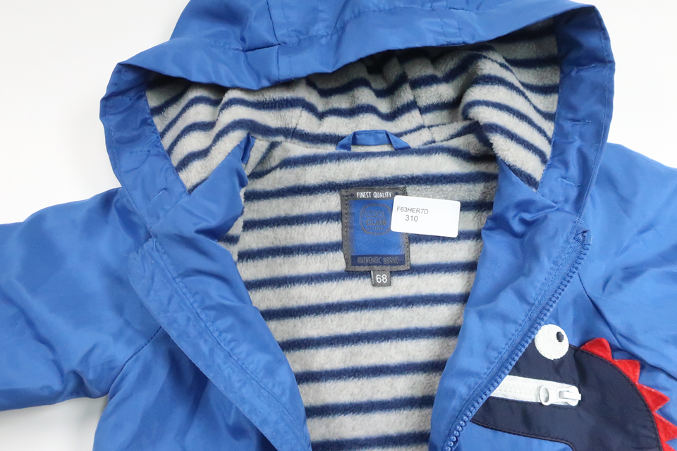 Fleeceforet vindjakke fra Cool Club by Smyk - Størrelse 68 - Blå