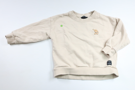 Sweatshirt fra Lager 157 - Størrelse 100 - Beige