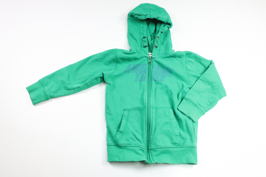 Hættejakke fra Denim Day - Størrelse 110/116 - Grøn