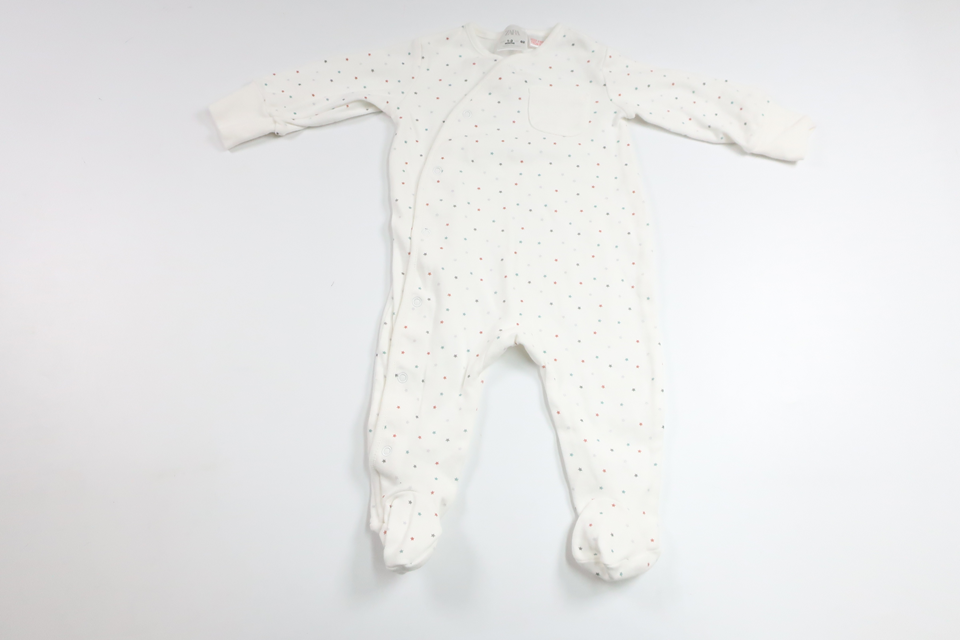 Pyjamas med stjerner fra Zara - Størrelse 62 - Off-white