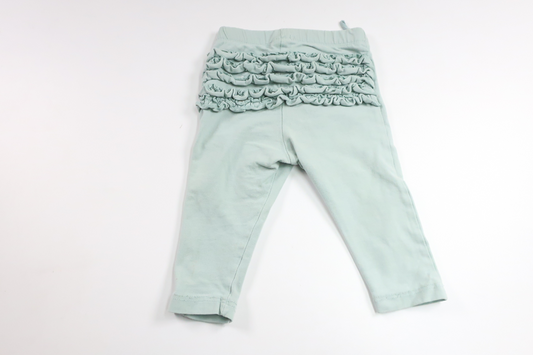 Bukser med flæser fra Lindex - Størrelse 68 - Grøn