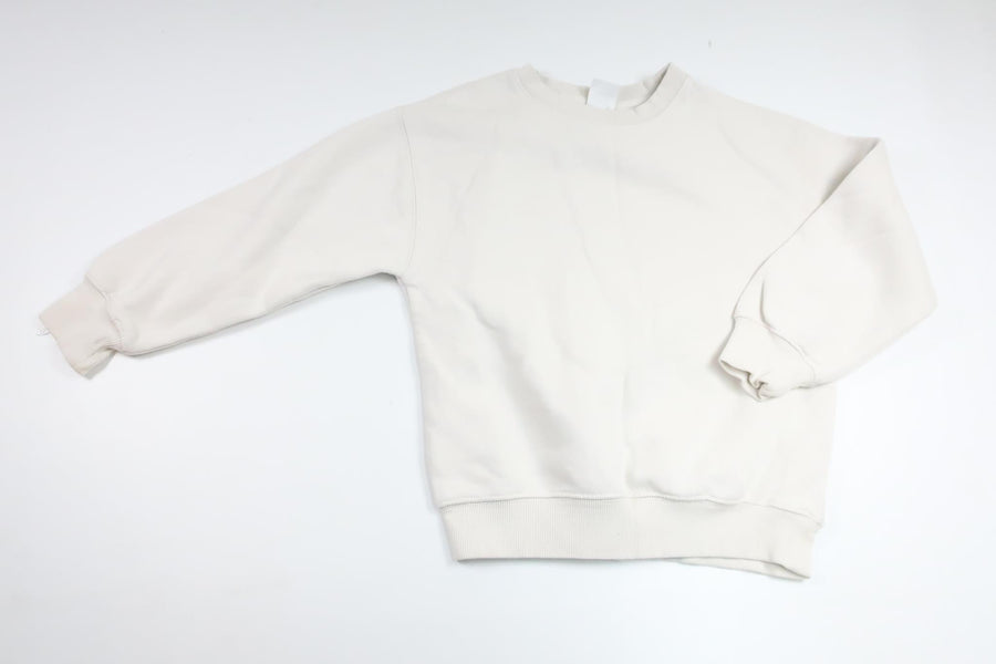 Sweatshirt fra Zara - Størrelse 130 - Off-white