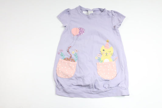 Kjole fra Lindex - Størrelse 104 - Lilla