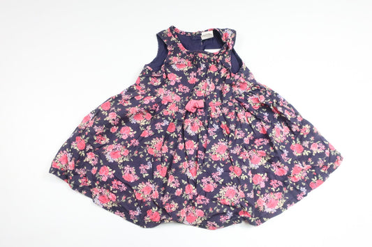 Blomsterkjole fra H&M - Størrelse 68 - Blå