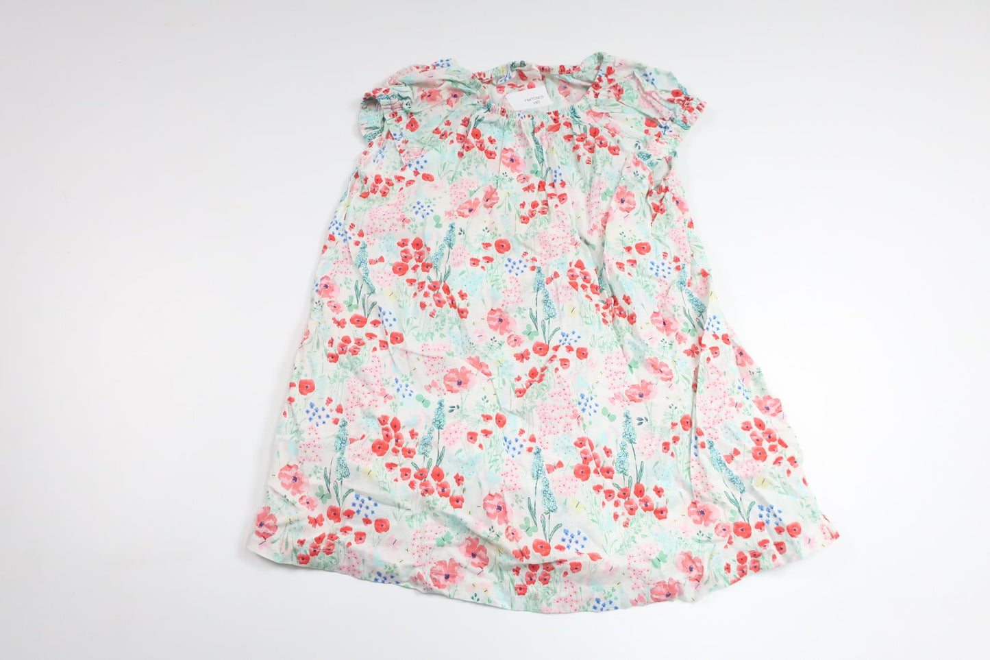 Blomsterkjole fra H&M - Størrelse 86 - Hvid