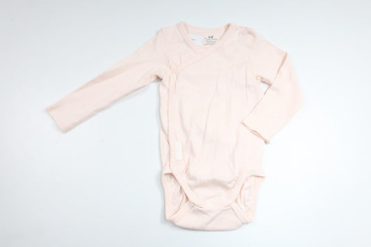 Wrap-body fra H&M - Størrelse 74 - Lyserød