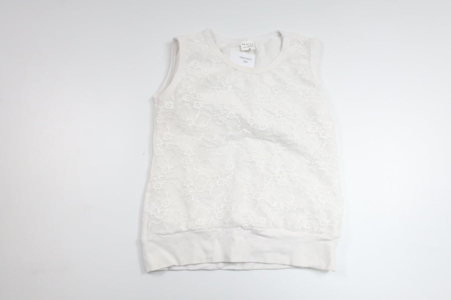 Tanktop fra Ukendt - Størrelse 86/92 - Hvid