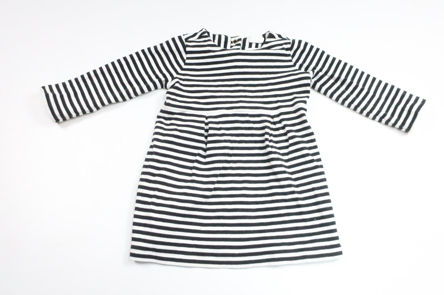 Stribet kjole fra H&M - Størrelse 74 - Sort