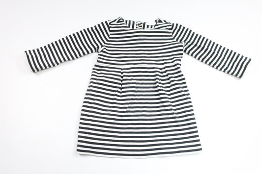 Stribet kjole fra H&M - Størrelse 74 - Sort